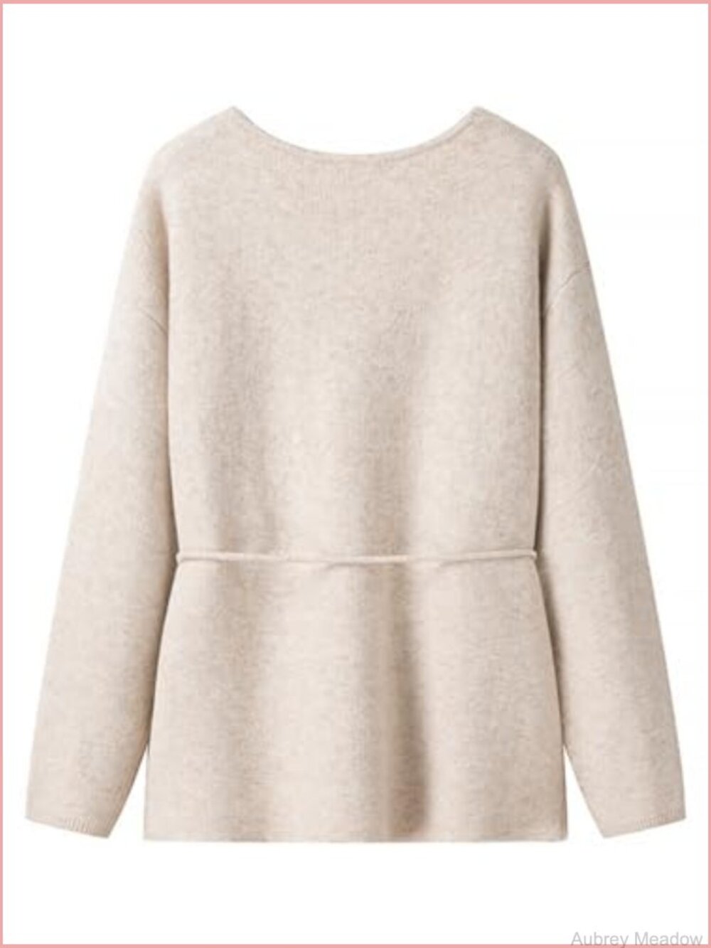 Classic Coatigan Belted Wrap Cardigan V-Neck Long Knit Sweater Jacket - Picture 2 of 7